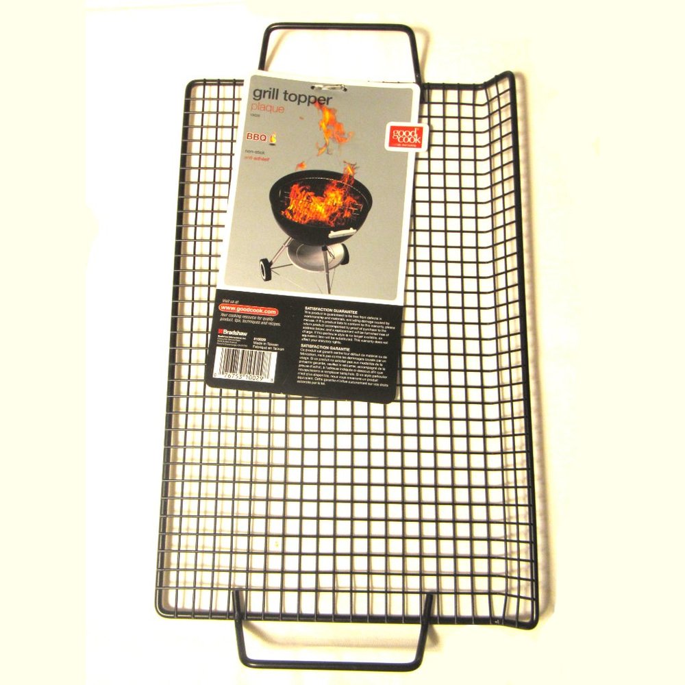 Good Cook BBQ Non-Stick Mesh Grill Topper, Oblong 14x9"